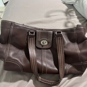 Coach Brown Leather Shoulder Bag